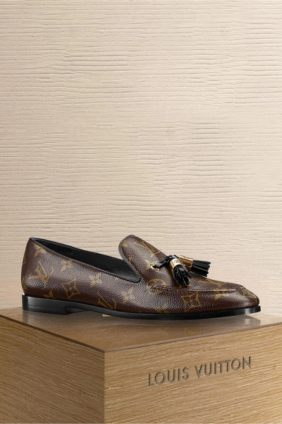 Louis Vuitton Society Loafer In Cacao
