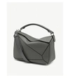 Loewe Puzzle Medium Leather Shoulder Bag In Anthracite