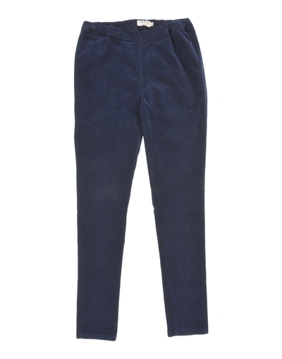 Nice Things Mini Casual Pants In Dark Blue