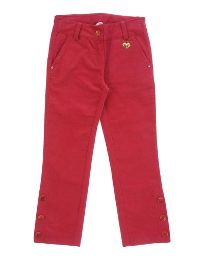 Miss Blumarine Casual Pants In Red