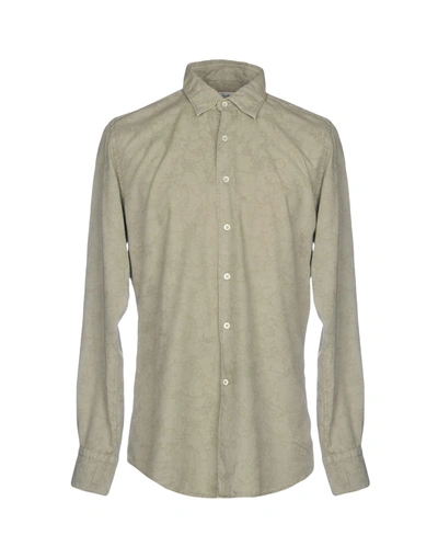 Glanshirt Solid Color Shirt In Grey