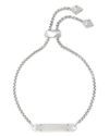 Kendra Scott Stan Bracelet In Iridescent Druzy/ Silver