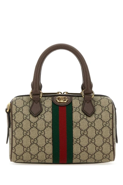 Gucci Mini Ophidia Gg Tote Bag In Beige