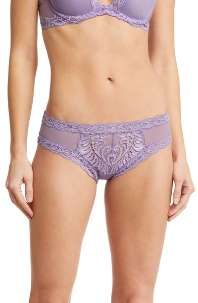 Natori Feathers Hipster Briefs In Purple Haze