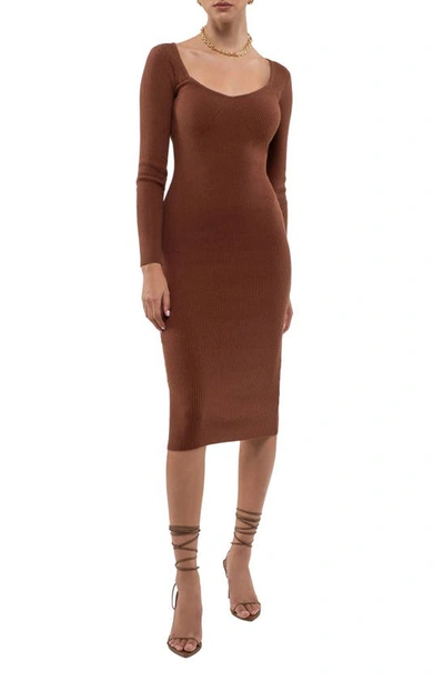 blu pepper brown dress Brown Leslie Dress main image 1