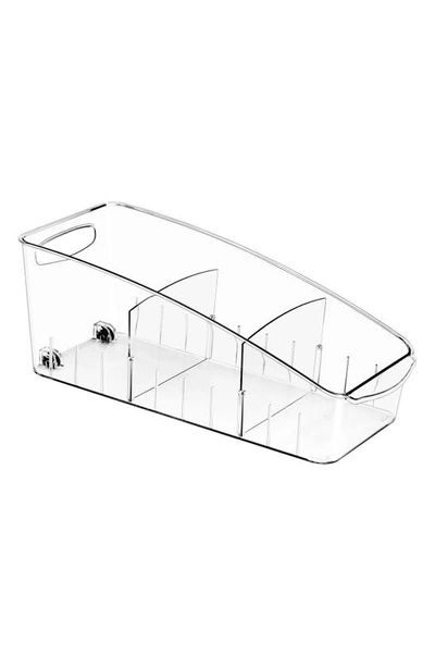Sorbus Small Roll Out Fridge Organizer Drawer In Clear