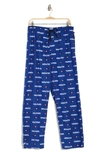 Tommy Hilfiger Cozy Logo Fleece Pants In Blue Wave