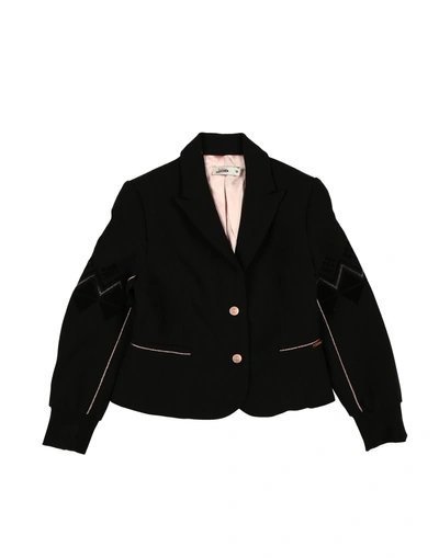 Junior Gaultier Blazer In Black