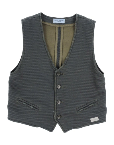 Paolo Pecora Vest In Military Green