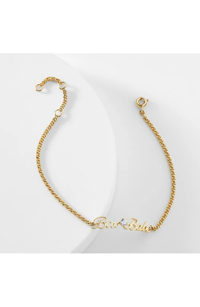 Ajoa Slaybelles Boss Babe Cz Pendant Necklace In Gold