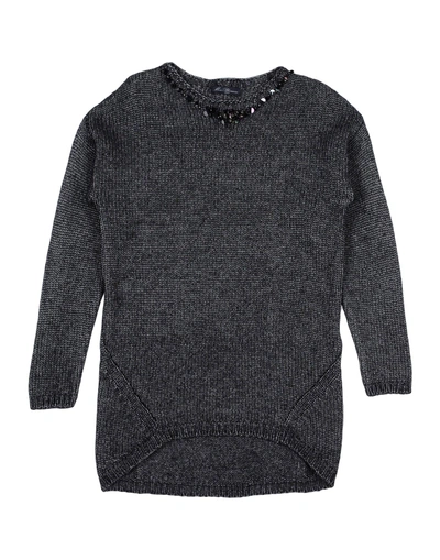 Miss Blumarine Sweater In Steel Grey