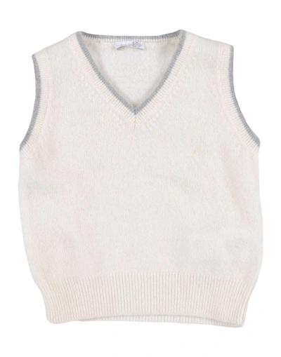 Il Gufo Sleeveless Sweater In Ivory