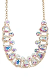 Tasha Crystal Collar Necklace In Gold