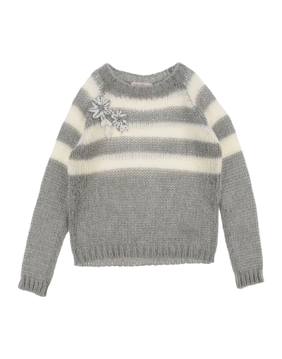 Miss Blumarine Sweaters In Grey