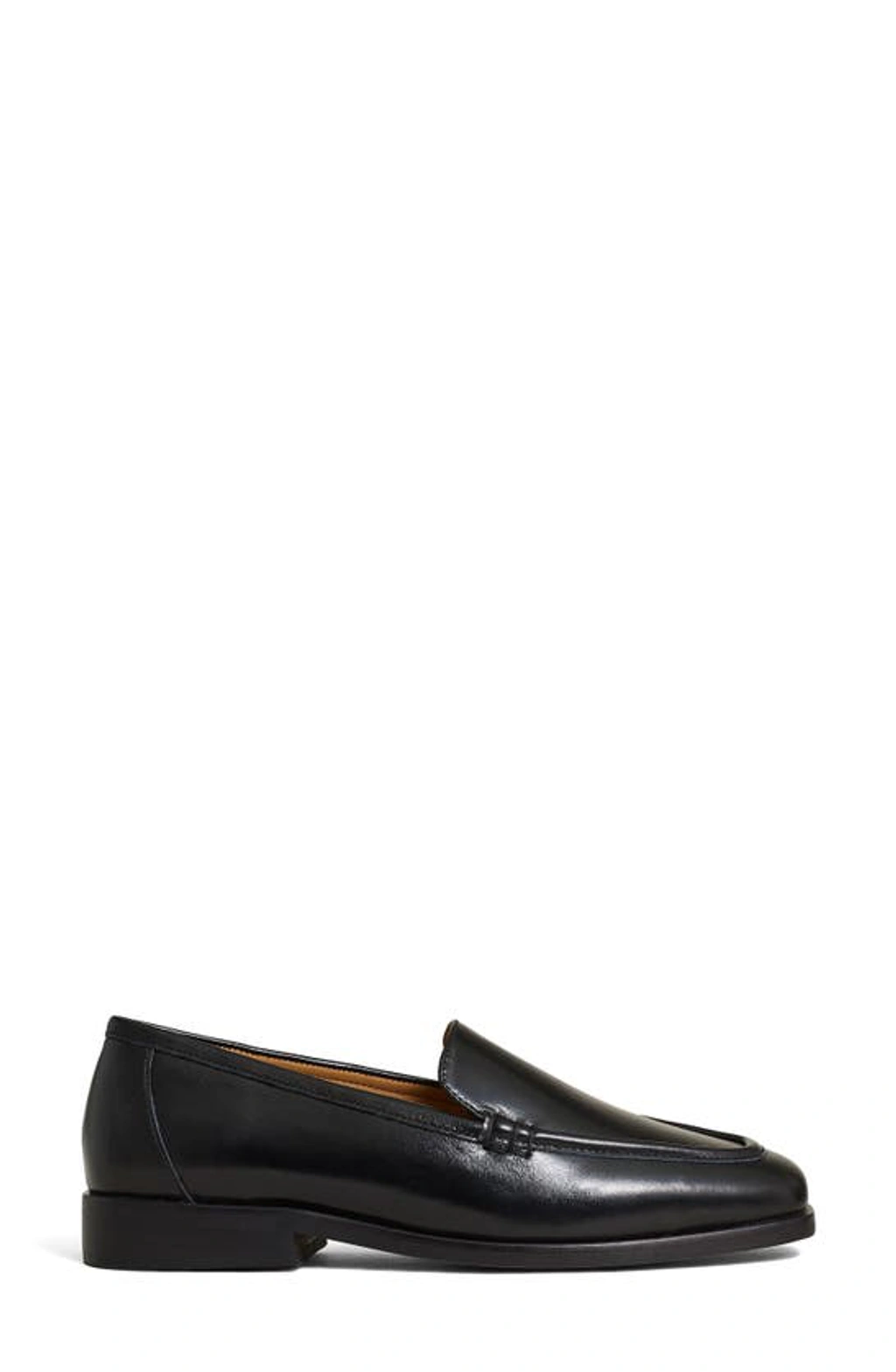 Madewell Ludlow Square Toe Loafer In True Black | ModeSens