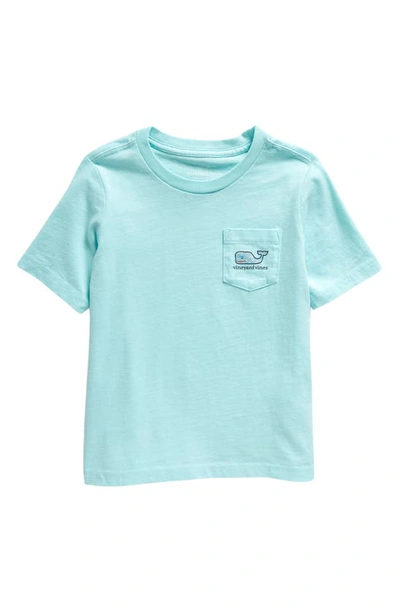 Vineyard Vines Boys' Palms & Sails Cotton Whale Fill Graphic Pocket Tee - Little Kid, Big Kid In Island Paradise