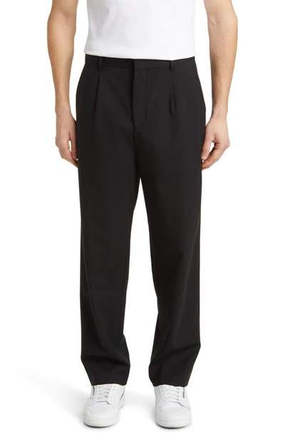 Reigning Champ Ivy Pleated Stretch Wool Pants In Black
