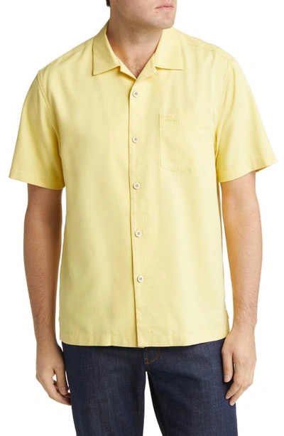 Tommy Bahama Coastal Breeze Silk Blend Button-up Shirt In Radiant Sun