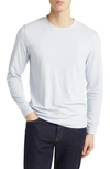 Theory Essential Long Sleeve T-shirt In Ice
