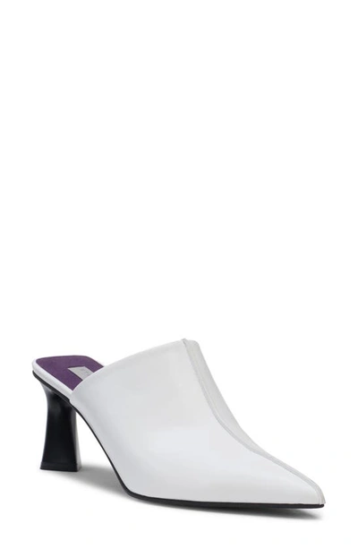 Stella Mccartney Elsa Alter Mat Pointed Toe Mule In 9001 White