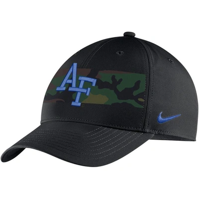 Nike Black Air Force Falcons Military Pack Camo Legacy91 Adjustable Hat