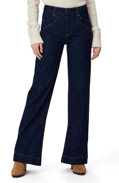 Paige Leenah High Waist Wide Leg Jeans In Candid