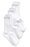 Nordstrom 3-pack Everyday Crew Socks In White
