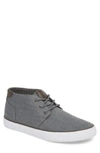 Andrew Marc Walton Chukka Sneaker In Charcoal/dark Grey/snow White