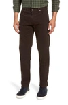 Ag Tellis Sud Modern Slim Stretch Twill Pants In Shutter Brown