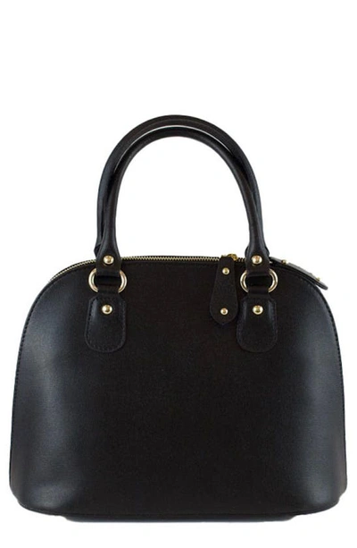 Persaman New York Leather Tote In Black