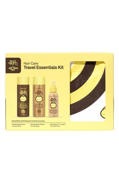 Sun Bum Hair Care Travel Essentials Kit In White