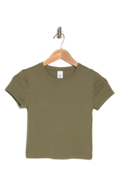 Abound Short Sleeve Baby Tee In Green Lichen