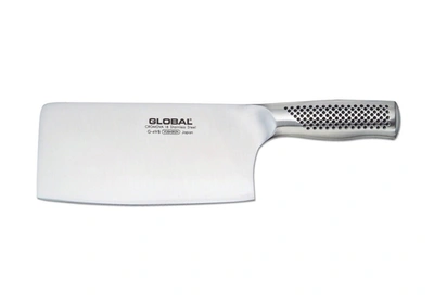 Global Chop & Slice 7-inch Chinese Chef's Knife/cleaver In Silver