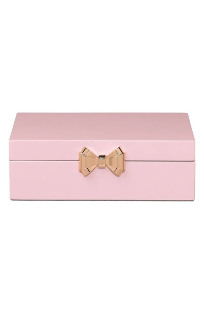 Ted Baker Hinged Jewelry Box In Pink