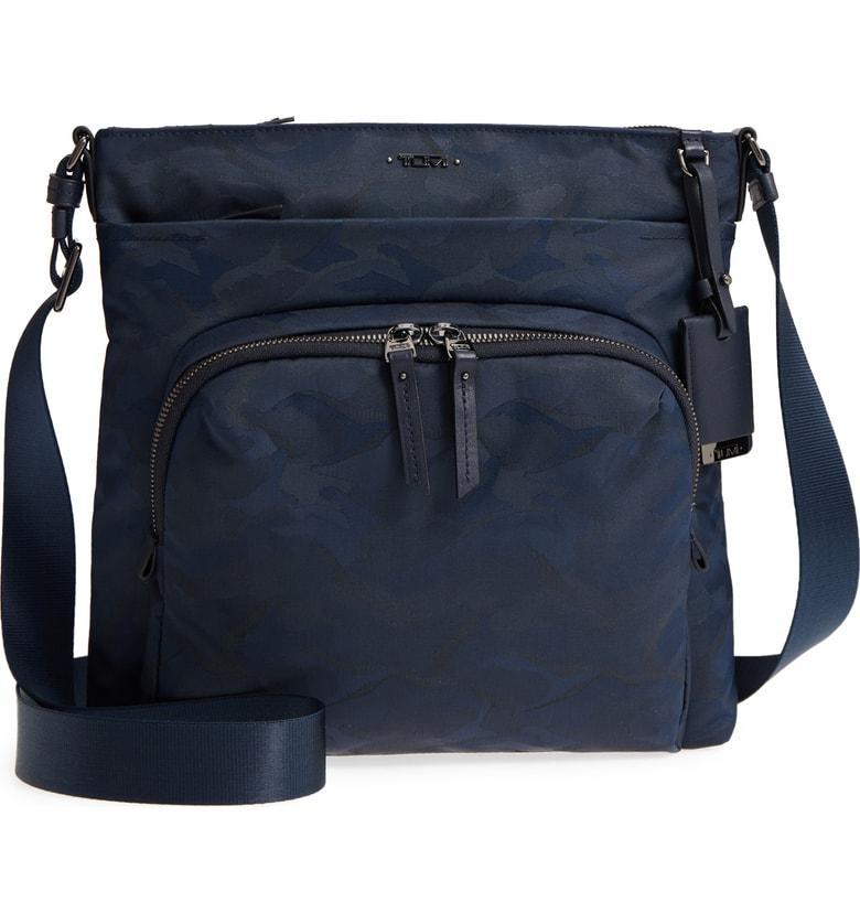 Tumi Voyager Capri Nylon Crossbody Bag Blue In Blue Camo ModeSens
