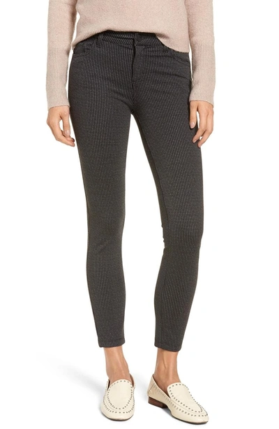 Kut From The Kloth Donna Print Ponte Knit Skinny Pants In Black/ Grey