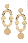 Jcrew Smile Dot Earrings In Gold