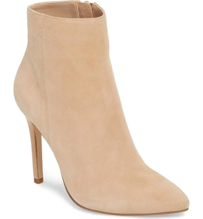 Charles By Charles David Delicious Bootie In Nude Suede