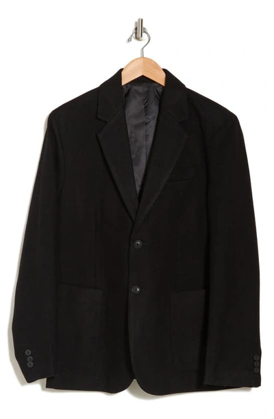 Slate & Stone Notch Lapel Blazer In Black