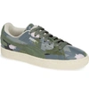 Puma 'suede Classic' Sneaker In Laurel Wreath-white-orchid