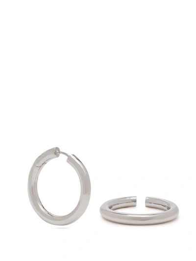 Alan Crocetti - Sterling Silver Earring And Cuff Set - Womens - Silver