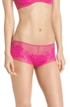 Natori Flora Boyshorts In Honeysuckle