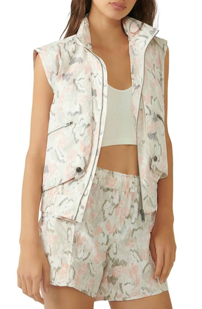 Fp Movement Off The Grid Printed Vest In Ivory Floral