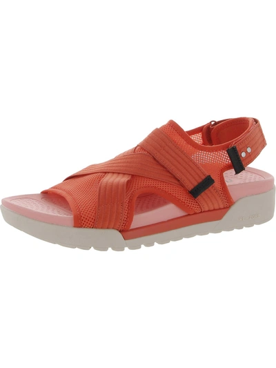 Ryka River Womens Open Toe Ankle Strap Sport Sandals In Red