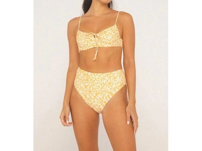 Citrine Margot Top Mango Mini Floral In Mango Floral In Multi