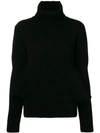 Antonio Berardi Ruffle Sleeve Sweater In Black