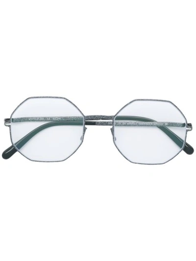 Mykita Octagonal Frame Glasses In Grey