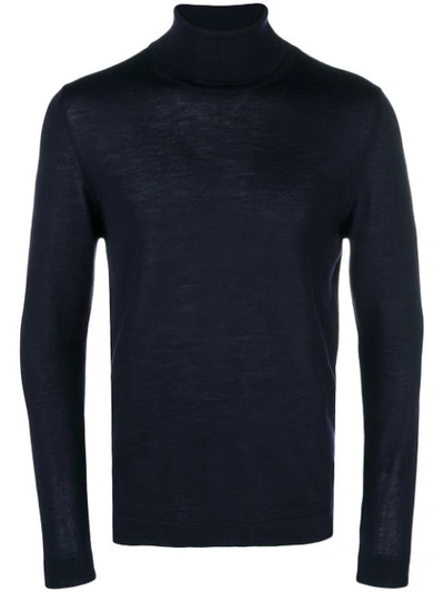 Cenere Wool Blend Jumper In Blue
