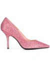 Anna F Glittered Pumps In Pink