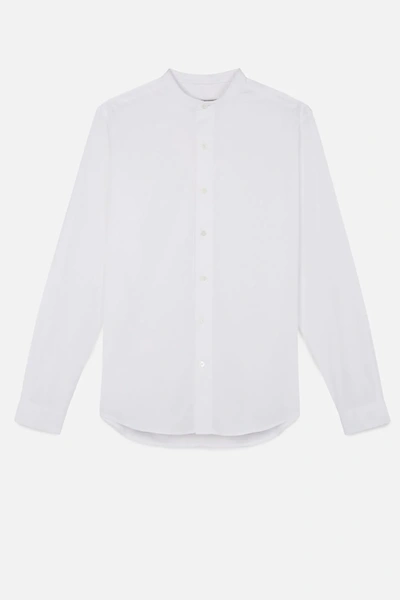 Ami Alexandre Mattiussi Mao Collar Shirt In White